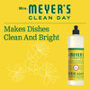 MRS. MEYER'S CLEAN DAY Liquid Dish Soap, Biodegradable Formula, Honeysuckle, 16 fl. oz - Pack of 3