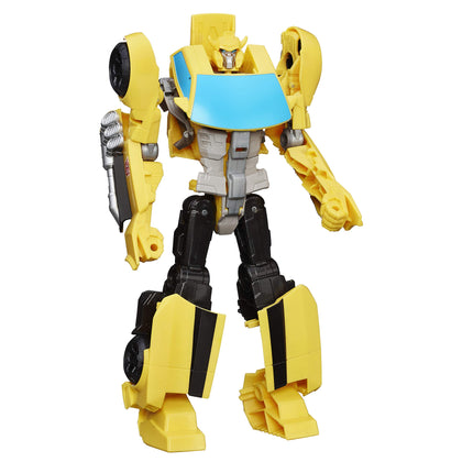 Transformers Toys Heroic Bumblebee Action Figure - Timeless Large-Scale Figure, Changes into Yellow Toy Car, 11
