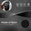Abanen Hook and Loop Quick Dry Watch Band for Fenix 7X / Fenix 6X / Fenix 5X, 26mm Woven Nylon Ultralight Sport Wristband Strap for Garmin Fenix 6X Pro/Sapphire,Fenix 5X Plus,Enduro(Black)