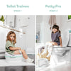 Frida Baby All-in-One Potty Kit Includes Grow-With-Me Potty, Toilet Topper, Toilet Step Stool, Sink Step Stool, Cleanup Essentials, and Professional Potty Guide
