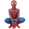 Almce Superhero Costume Kids Halloween Cosplay Bodysuit 3D Style Jumpsuit for Boys (Blue, Kids-S (Height: 38-42inch))