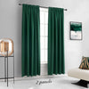 DONREN Christmas Dark Green Blackout Thermal Insulating Window Curtain Panels for Bedroom -Room Darkening 84 Inch Length Rod Pocket Drapes for Living Room (Emerald Green,42 x 84 Inches Long,2 Panels)