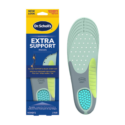 Dr. Scholl's ® Extra Support Insoles for Women, Size 6-11, 1 Pair, Trim to Fit Inserts