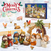 Advent Calendar 2023,24 Days of Christmas Nativity Scene Set, Fun Toys For Boys, Girls, Kids And Toddlers, Christmas Party Gifts