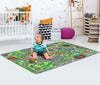 Click N' Play Kids Mat, Large Area Rug for Kid and Toddler Bedroom or Playroom, Perfect as a Classroom Rug, Fun, Educational, Non-Slip Activity Rug for Boys and Girls with a Road for Toy Cars