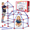 Fort Building Kit for Kids,STEM Construction Toys, Educational Gift for 4 5 6 7 8 9 10 11 12 Years Old Boys and Girls,Ultimate Creative Set for Indoor & Outdoors Activity,140 Pcs