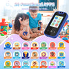 MAVREC Kids Smart Phone for Boys 3 4 5 6 Year Old, 180° Rotatable Camera Kids Phone Toys with 32GB SD Card, MP3 Music Player, Toddler Birthday Gifts Touchscreen Play Phones for Boys 3-8 Year Old Blue