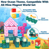 IGIVI Magnetic Blocks - Build Mine Magnet World Ocean Set, Magnets Building Blocks for Kids Ages 3-5 4-8, STEM Montessori Sensory Toys for Toddler 3+ Year Old Girls Boys, Classroom Must Haves Supplies