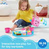 Fisher-Price Laugh & Learn Toddler Learning Toy Sweet Manners Tea Set With Smart Stages For Pretend Play Ages 18+ Months