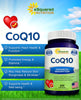 CoQ10 (400mg Max Strength, 200 Capsules) - High Absorption Vegan Coenzyme Q10 Powder - Ubiquinone Supplement Pills, Extra Antioxidant CO Q-10 Enzyme Vitamin Tablets, COQ 10 400 mg