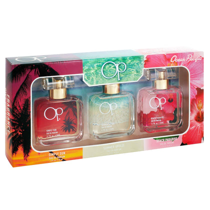 Ocean Pacific Women's 3 Piece Fragrance Gift Collection