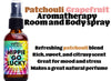Frankie & Myrrh 2-Pack Room Spray: Truly Patchouli & Hippie Go Lucky. Natural Light Perfume/Cologne for Relaxation and Energy Aromatherapy