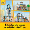 LEGO Creator Main Street 31141 Building Toy Set, 3 in 1 Features a Toy City Art Deco Building, Market Street Hotel, Café Music Store and 6 Minifigures, Endless Play Possibilities for Boys and Girls