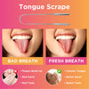 Nidi Tongue Scrapper - Premium Stainless Steel Tongue Cleaner for Your Tongue - Oral Care Tongue Tool for Bad Breath - Easy To Carry - Ideal for Travels, Meetings, Work, or Home Use