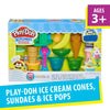 Play-Doh Kitchen Creations Ice Cream Party Play Food Set with 6 Play-Doh Colors, 2-Ounce Cans (Amazon Exclusive)