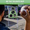 GoSports Football & Baseball Toss Games Available in Football Red Zone Challenge or Baseball Pro Pitch Challenge Choose Between Backyard Toss or Door Hang Targets