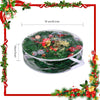 Remagr 4 Pieces 30 Inch Wreath Storage Bag Plastic Clear Wreath Storage Container Wreath Bags, Wreath Storage Bag Zippered Bag Holiday Artificial Wreaths Package(Transparent)