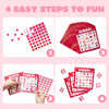 JOYIN Valentines Day Bingo Game Cards (5x5) - 28 Players for Kids Party Card Games, School Classroom Games, Love Party Supplies, Family Entertainment Activities