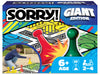 Giant Sorry Classic Family Board Game Indoor Outdoor Retro Party Activity Summer Toy with Oversized Gameboard, for Adults and Kids Ages 6 and Up