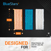 BlueStars Replacement Mop Pads for iRobot Braava Jet 200 Series 240 241 245 2 Wet Mop Pads + 2 Damp Mop Pads + 2 Dry Mop Pads Washable - Pack of 12