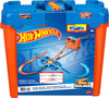 Hot Wheels Track Builder Playset, Deluxe Stunt Box with 25 Component Parts & 1:64 Scale Toy Car