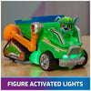 Paw Patrol: The Mighty Movie, Toy Garbage Truck Recycler with Rocky Mighty Pups Action Figure, Lights and Sounds, Kids Toys for Boys & Girls 3+