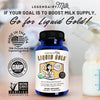 Legendairy Milk Liquid Gold Lactation Supplement, Organic Goat's Rue Lactation Support with Milk Thistle, Shatavari, Fennel, Alfalfa and Anise, Breastfeeding Supplements, 60 Vegan Capsules