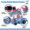 Liberry Doctor Kit for Kids Aged 3 4 5, Pretend Doctor Playset for Toddlers with Cart, Costume and Stethoscope, Role Play Medical Toy for Girls Boys