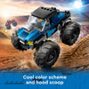 LEGO City Blue Monster Truck Off-Road Toy Playset with a Driver Minifigure, Imaginative Toys for Kids, Fun Gift for Boys and Girls Aged 5 Plus, Mini Monster Truck, 60402