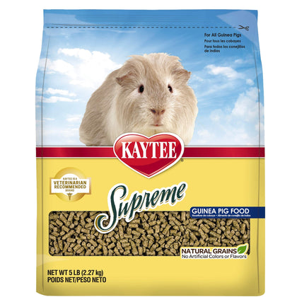 Kaytee Supreme Guinea Pig Food, 5-Lb Bag