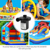 ENERBRIDGE Air Pump for Inflatables Air Mattress Pump Electric Pool Pump for Swim Ring, Airbed, Snow Tube, Inflate Deflate with 3 Nozzles