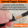 Short Antenna for Jeep Commander (2006-2010) Radio Premium Reception - 6 3/4 Inch Car Wash Proof, Internal Copper Coil Antenna Mast Replacement