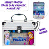 Disney Frozen Train Case Girls Beauty Set, Kids Makeup Kit for Girls, Real Washable Toy Makeup Set, Frozen Gift, Play Makeup, Pretend Play, Party Favor, Birthday, Toys Ages 3 4 5 6 7 8 9 10 11 12