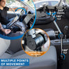 Mount-It! Laptop Vehicle Mount | No-Drill Computer Mounting Bracket for Front Passenger Seat | Sturdy and Full Motion Lockable Joints, Fits Laptops Up to 17