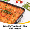 HONGBAKE Lasagna Pan 3 Inch Deep, 15x10