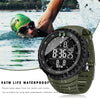 PALADA Men's Digital Sports Watch Waterproof Tactical Watch with LED Backlight Watch for Men (Army Green)