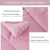 ELNIDO QUEEN Pink Twin Comforter Set with 1 Pillow Sham - 2 Pieces Bed Comforter Set - Quilted Down Alternative Comforter Set - Lightweight All Season Bedding Comforter Sets Twin Size(64×88 Inch)
