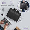 Targus 15-16 Inch Classic Slim Laptop Bag, Black - Ergonomic Briefcase and Messenger Bag - Spacious Foam Padded Laptop Bag for 16