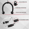 Yes4All Double D Handle Cable Attachment and Tricep Pull Down Rope - 2-in-1 Combo for Cable Machines