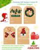 Christmas Gift Tags Stickers 200 Pieces Christmas Name Tag Stickers Self Adhesive Kraft Paper Holiday Tags Christmas to from Stickers KAKUMFU Xmas Presents Label