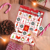 V-Opitos Large Size Christmas Bingo Game Cards, 6 * 8.5 Inch - 24 Players - Christmas Party Games for Kids and Adults, Xmas Bingo Card for Family/Class/Group Activities