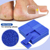 Disposable Foot Scrubber Sponge Pads Pedicure Pumice Stone for Feet Callus Remover Coarse Blue 40Pcs