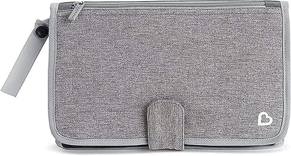 Munchkin® Go Change Portable Diaper Changing Kit with Changing Pad and Wipes Case, Grey