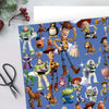 EYQQM Pack of 5 Gift Wrapping Paper 51x75cm Kraft Paper Durable Buzz and Woody Wrapping Paper Sheets Pack for Kids Birthday, Party Storage Festive Decoration (Blue Sky)