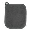 Ritz Terry Potholder & Hot Pad: Unparalleled Heat Resistant, Durable 100% Cotton - Ergonomically Designed for Optimal Grip - Easy-Care Machine Washable - Perfect for Your Kitchen - Graphite, 2-Pk