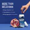 Natural Vitality SLEEP Gummies, Magnesium Supplement With Melatonin and L-Theanine, Vegan, Gluten Free, Helps the Body Ease Into Sleep, Blueberry Pomegranate 120 Count