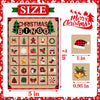 Joy Bang Christmas Crafts for Kids, Christmas Bingo Cards Games 24 Players, Winter Holiday Activities for Family Large Group Classroom, Xmas Party Supplies Favors Gifts for Children