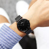 RUIWATCHWORLD Ruiwatchworld Men's Analog Quartz Watch Men Ultra-Thin Dial Watches Stainless Steel Waterproof Fashion Wrist Watch (No TO1282BB Tonnier 1280
