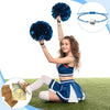 Huquary 24 Pcs Cheerleader Gifts Set Cheer Bracelets and Cheerlife Wish Card Adjustable Cheerleading Charm Bracelets Cheer Team Gifts for Kids Cheer Team Cheerleader Jewelry Accessories (Blue)