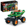 LEGO Technic Monster Jam Dragon Monster Truck Toy for Boys and Girls, 2in1 Racing Pull Back Car Toys for Off Road Stunts, Kids Birthday Gift Idea, Great Activity for Kids, 42149
